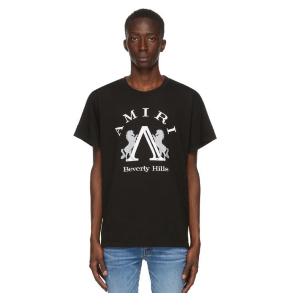 Men’s Amiri Black Beverly Hills T-Shirt